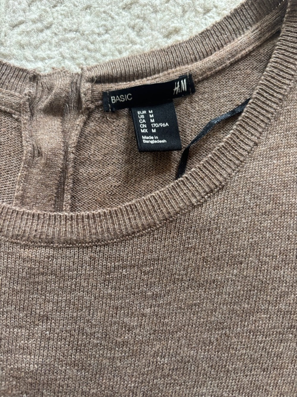 H&M Brown Scoop Neck Long Sweater Dress - Picture 2 of 5
